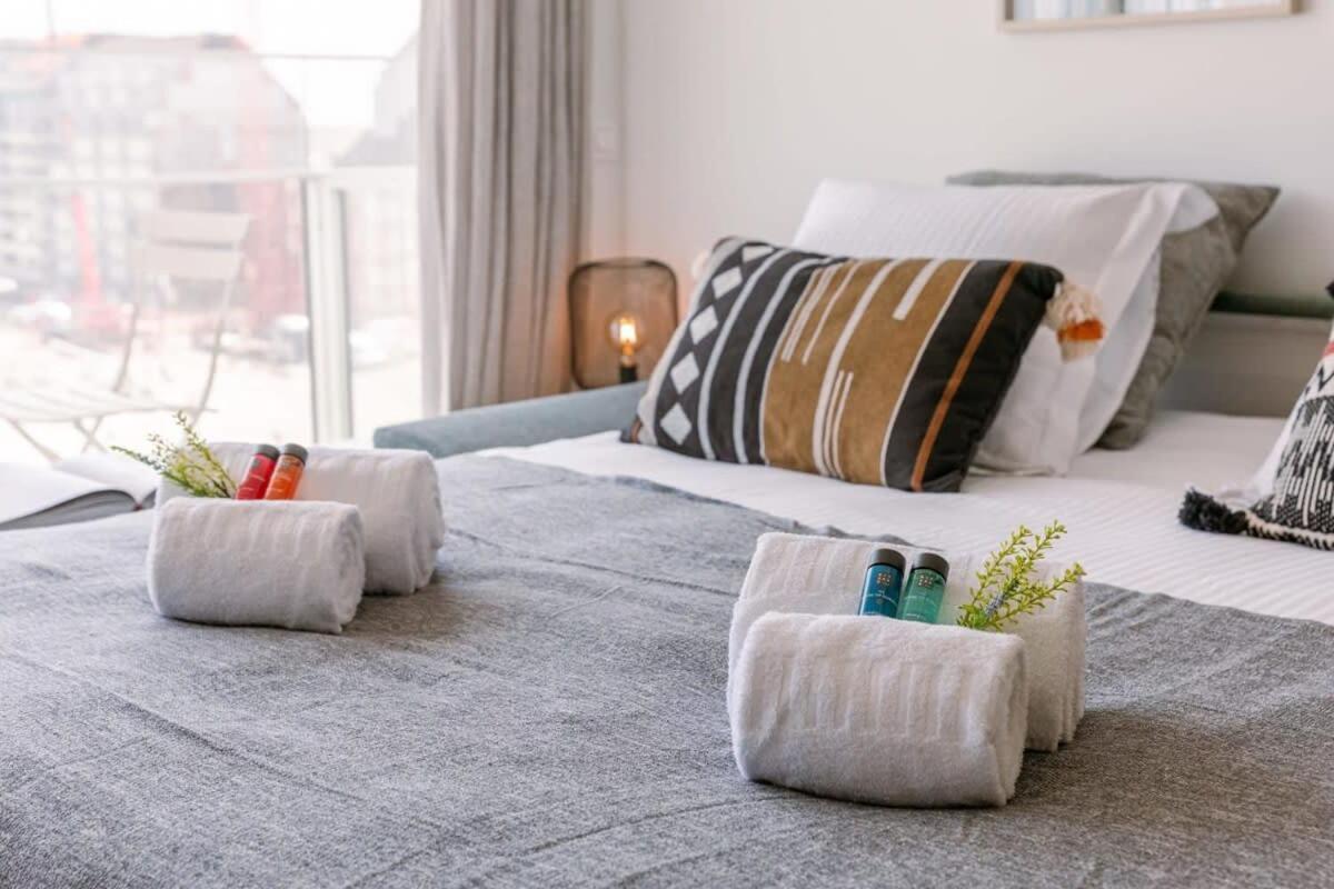 Апартаменты Stunning Studio With Sea-View And Terrace Кнокке-Хейст Экстерьер фото